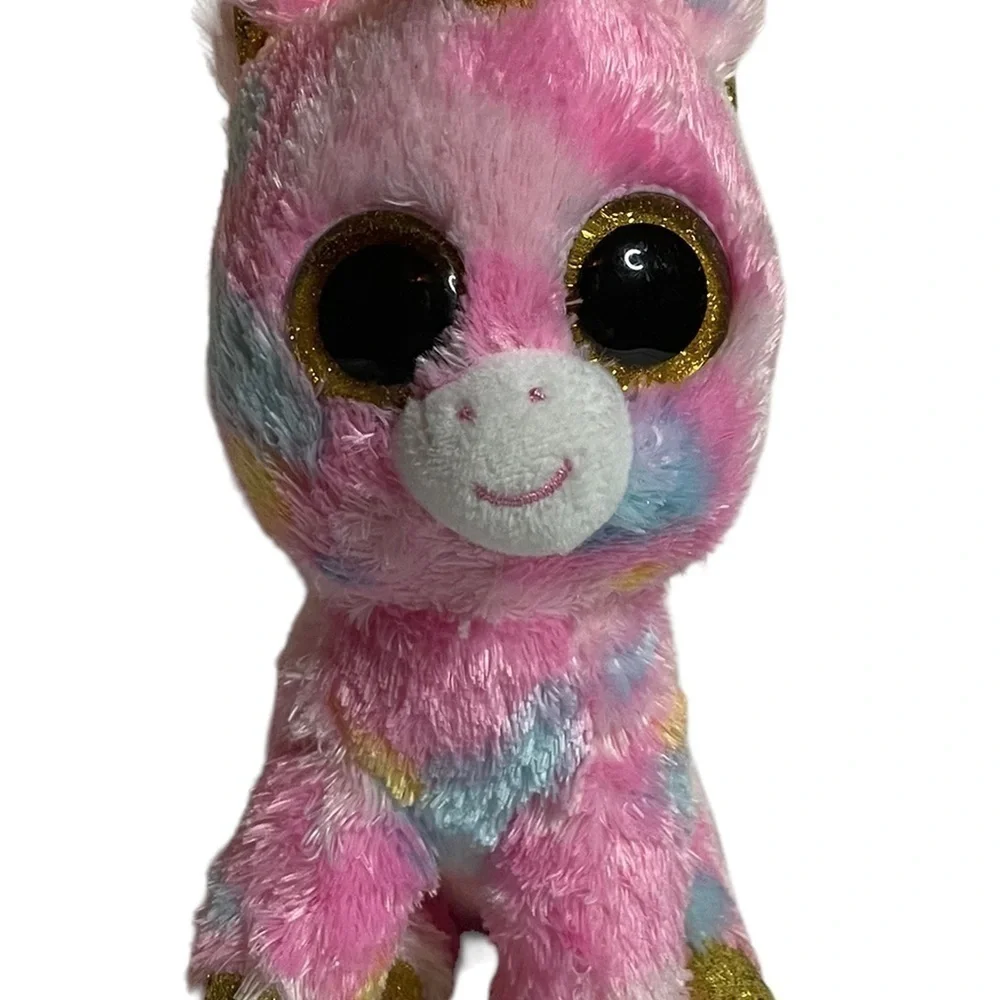 Ty Beanie Boos Fantasia Multicolor Unicorn reg stuffed animal plush